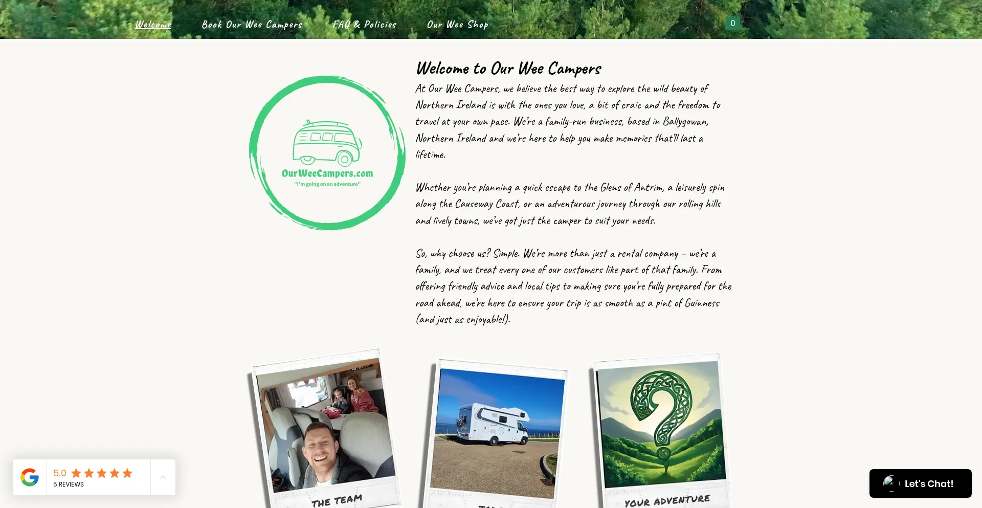 Ourweecampers.com