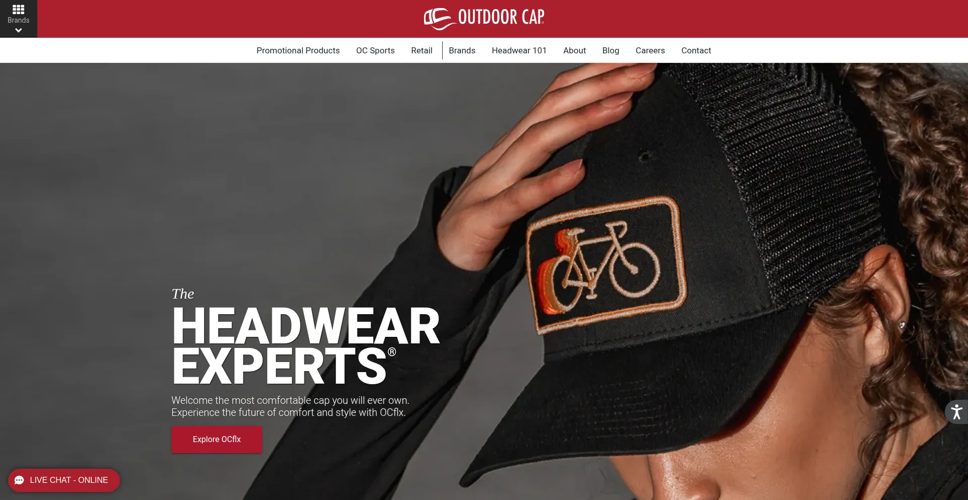 Outdoorcap.com Screenshot