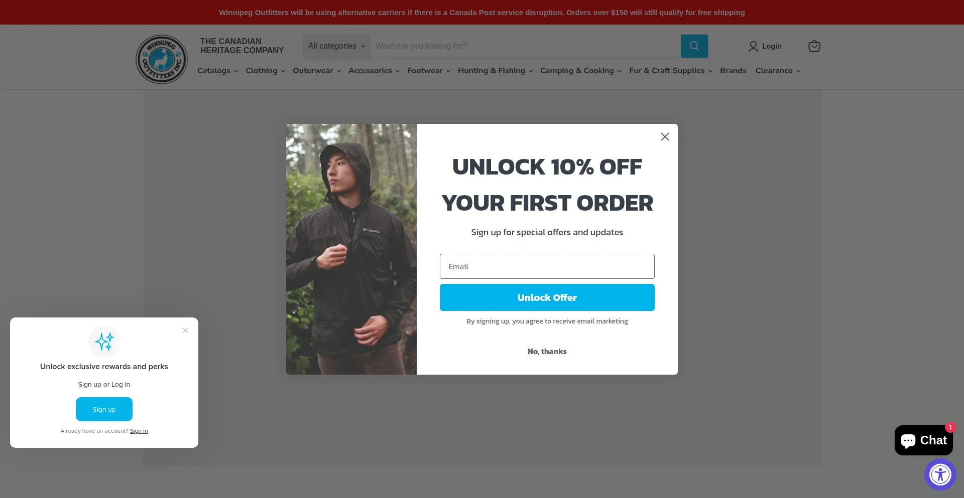 Ist Outfitters.ca sicher und vertrauenswürdig?