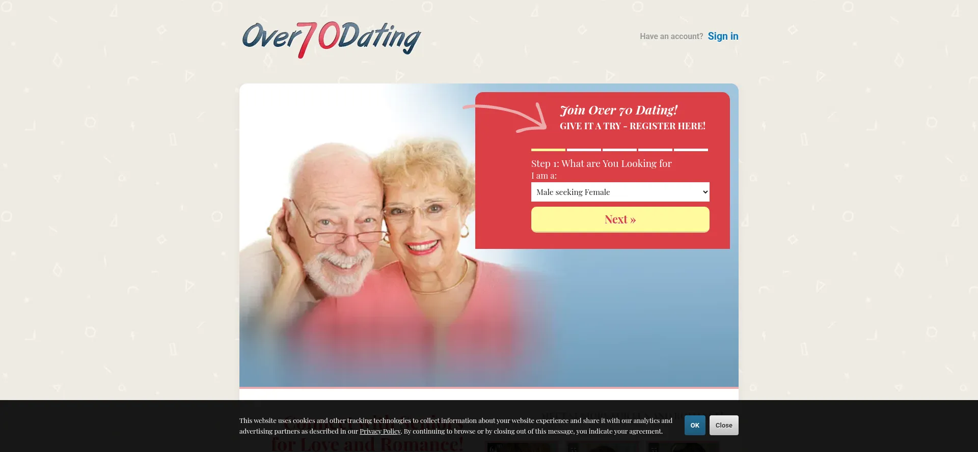 Over70dating.com