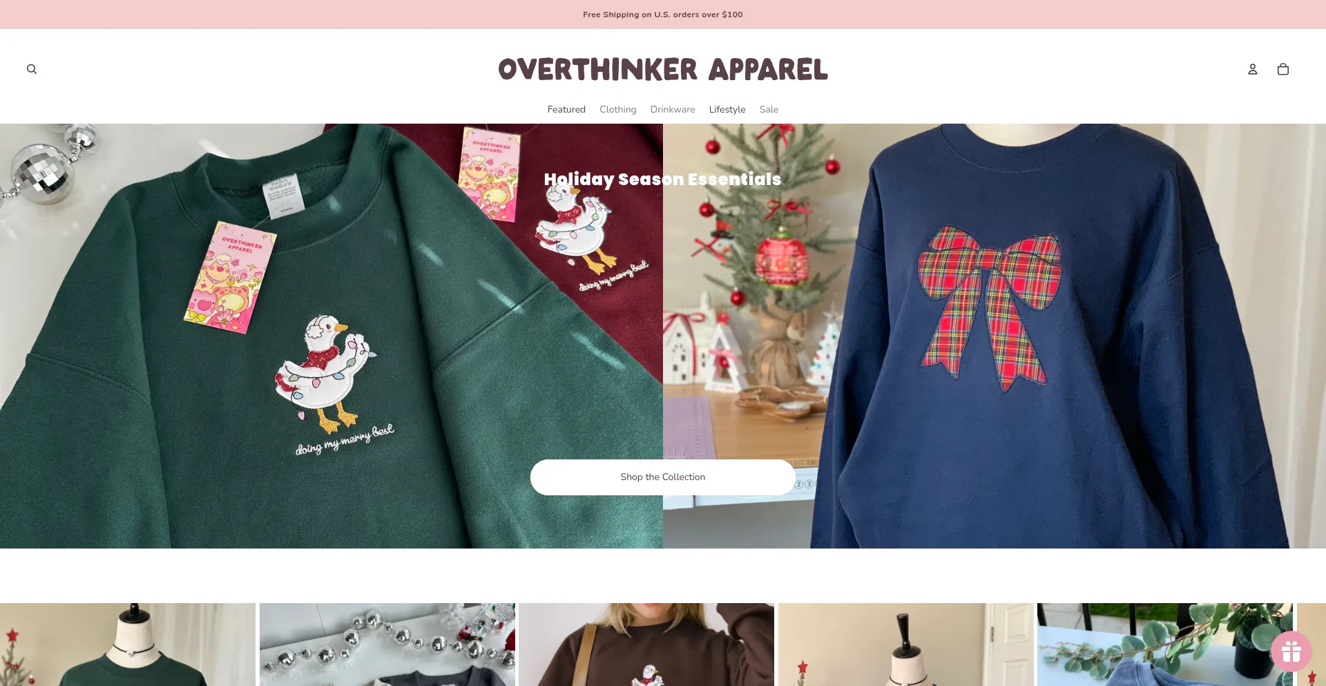 Overthinkerapparel.com