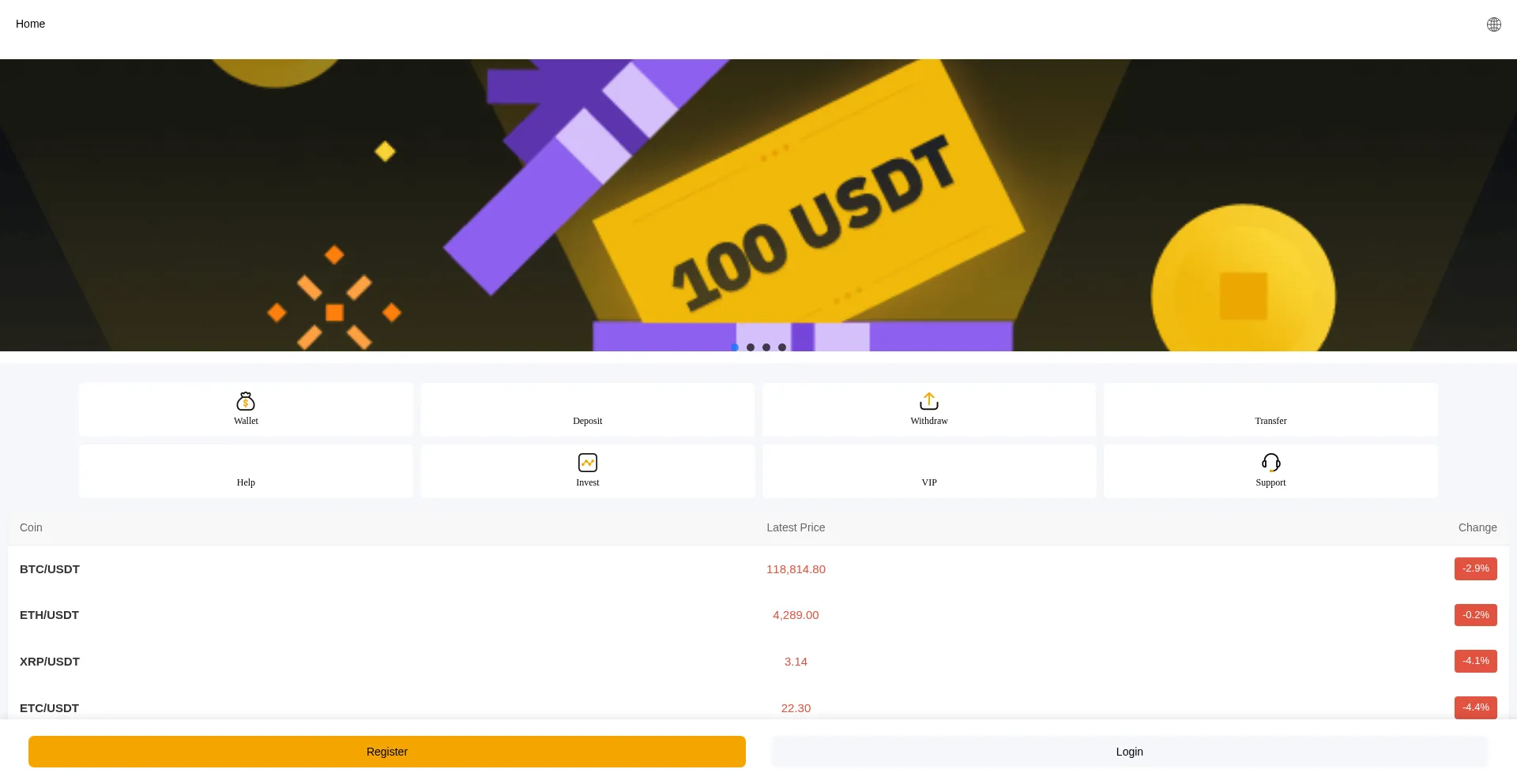 Website screenshot of Oxbete.com
