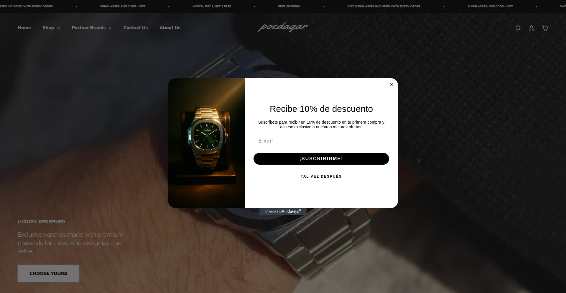 Website screenshot of Pablopoedagar.com
