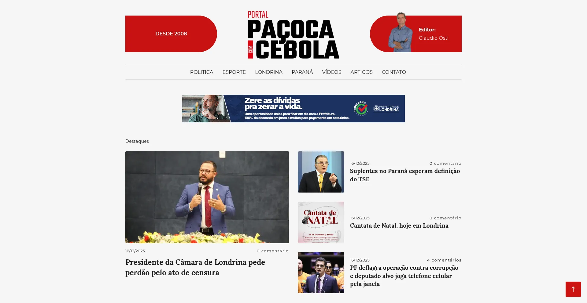 Pacocacomcebola.com.br