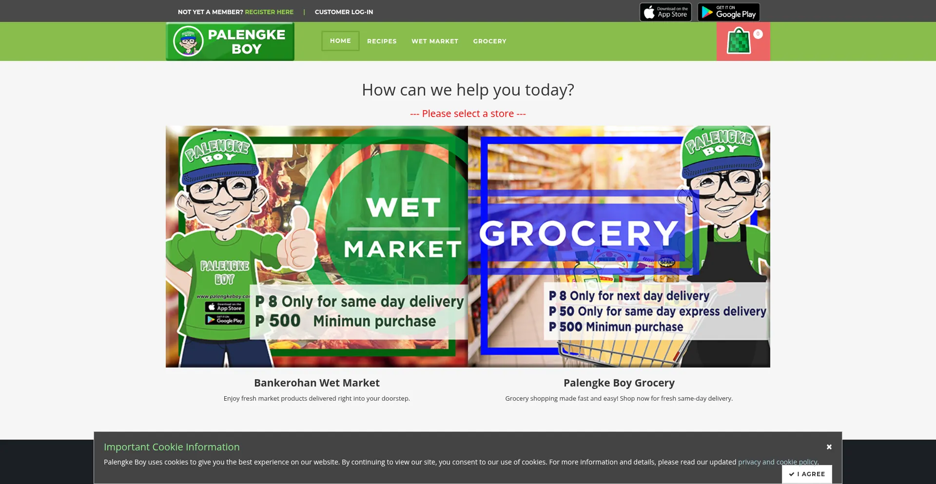 Palengkeboy.com Screenshot