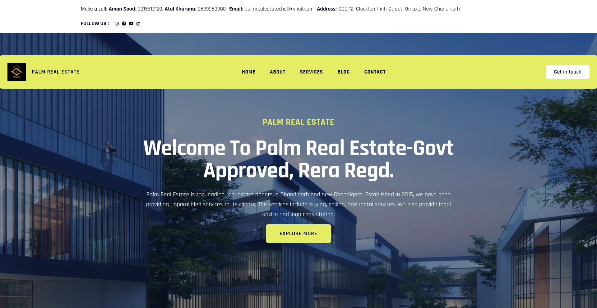 Palmrealestate.in