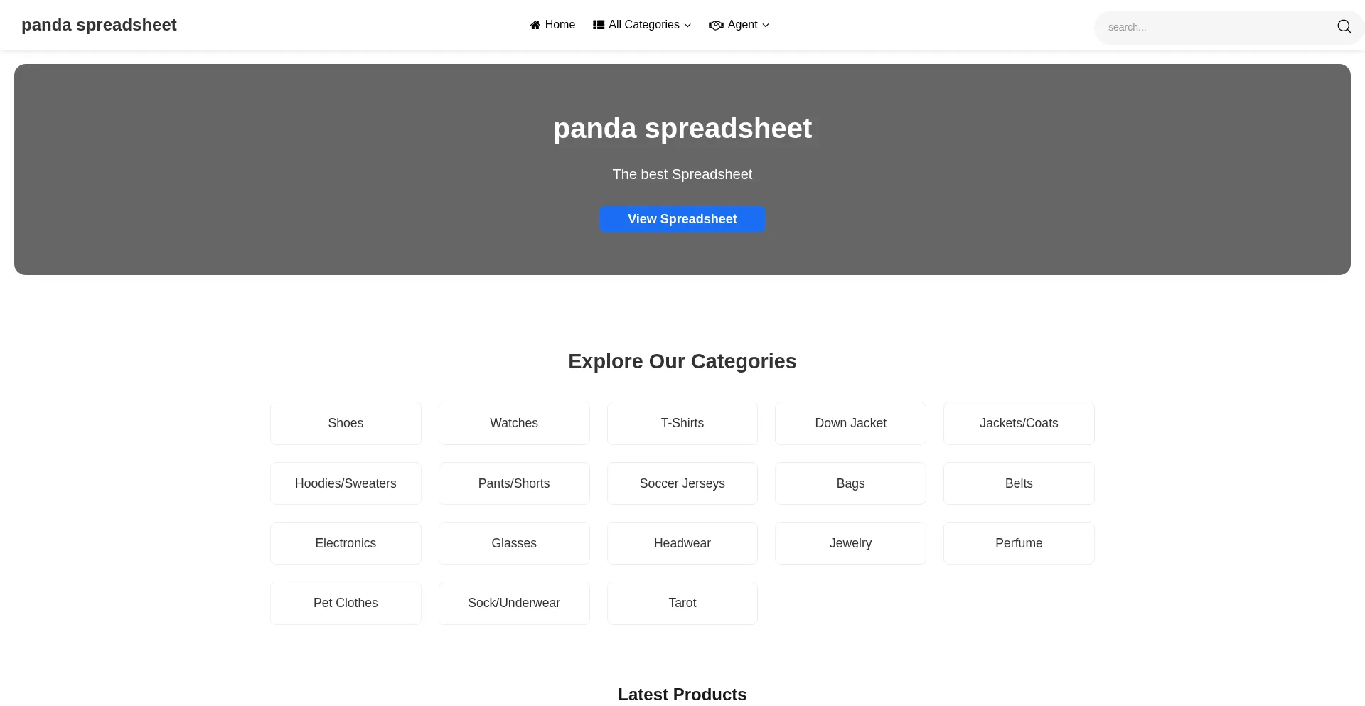 Pandaspreadsheet.com