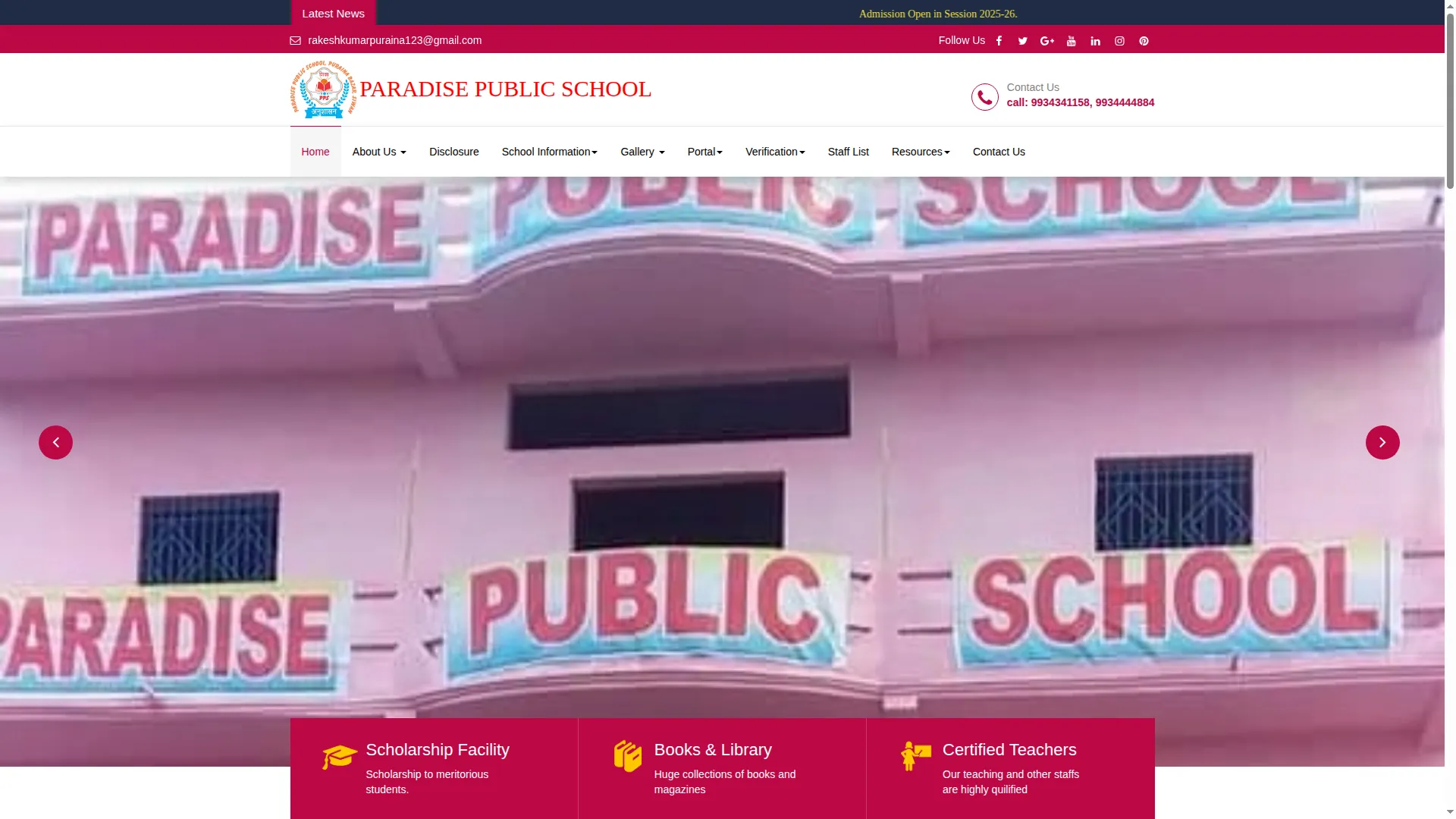 Paradisepublicschool.in
