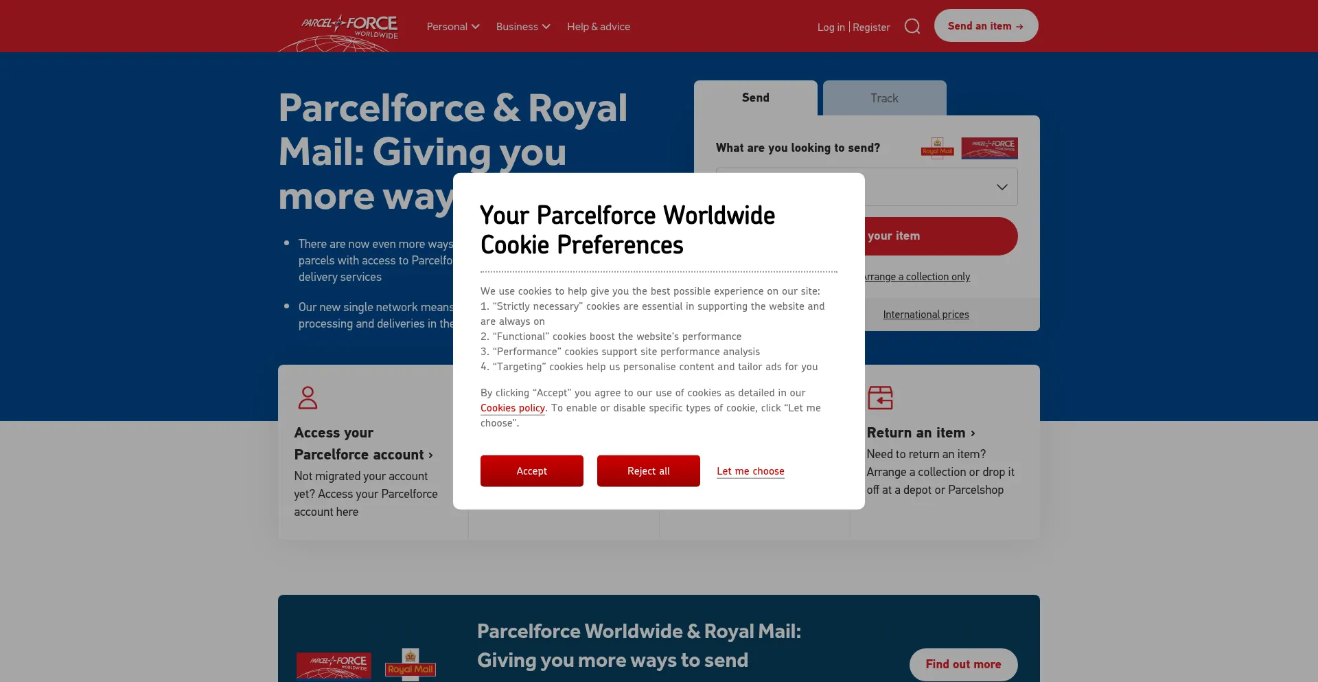 Ist Parcelforce.com sicher und vertrauenswürdig?