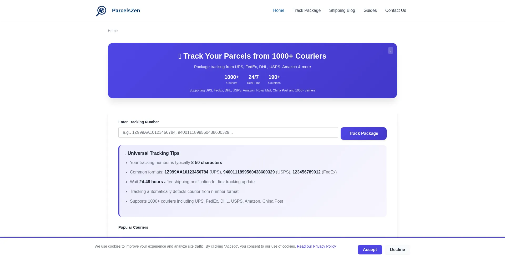 Parcelszen.com