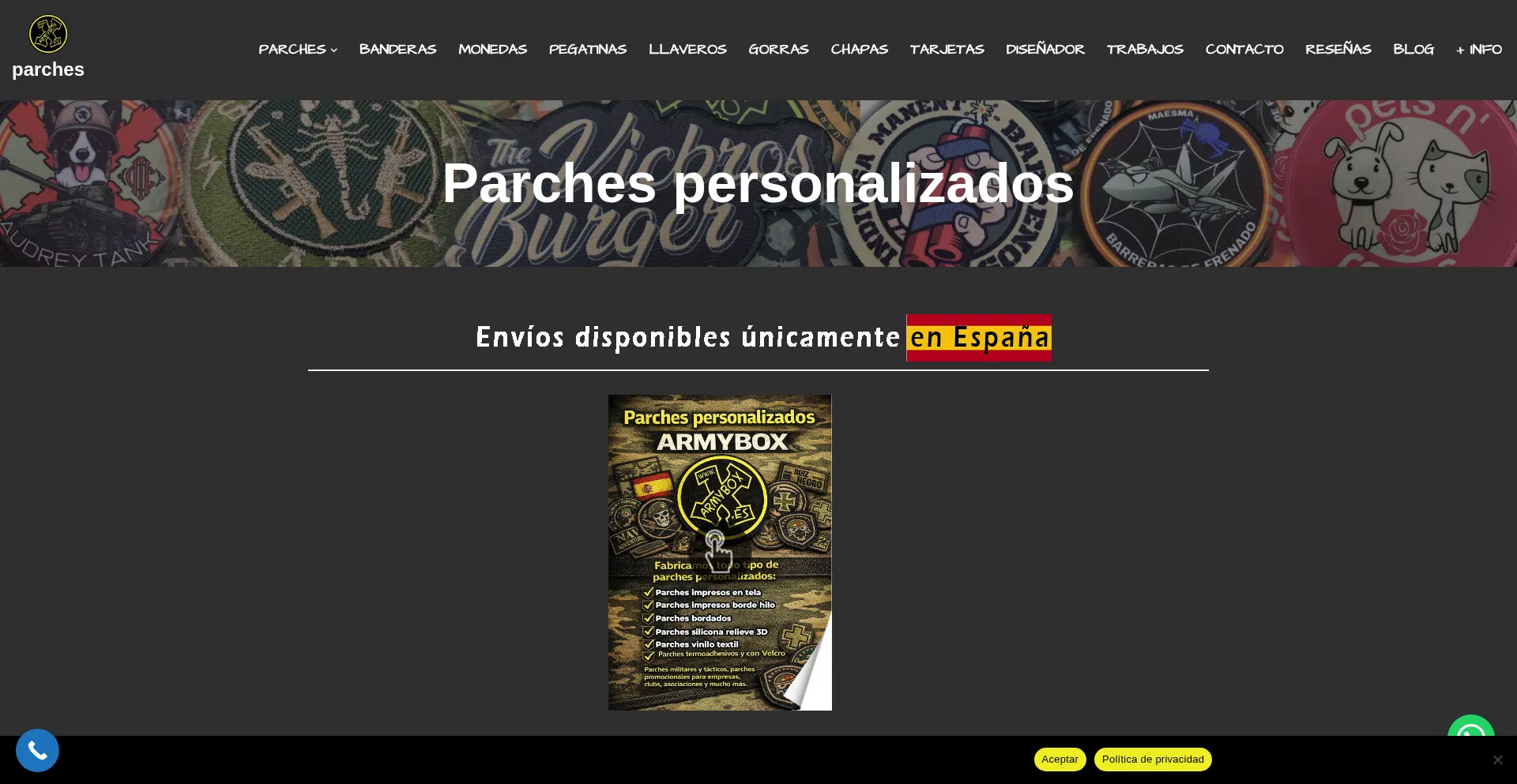 Parchespersonalizados.com