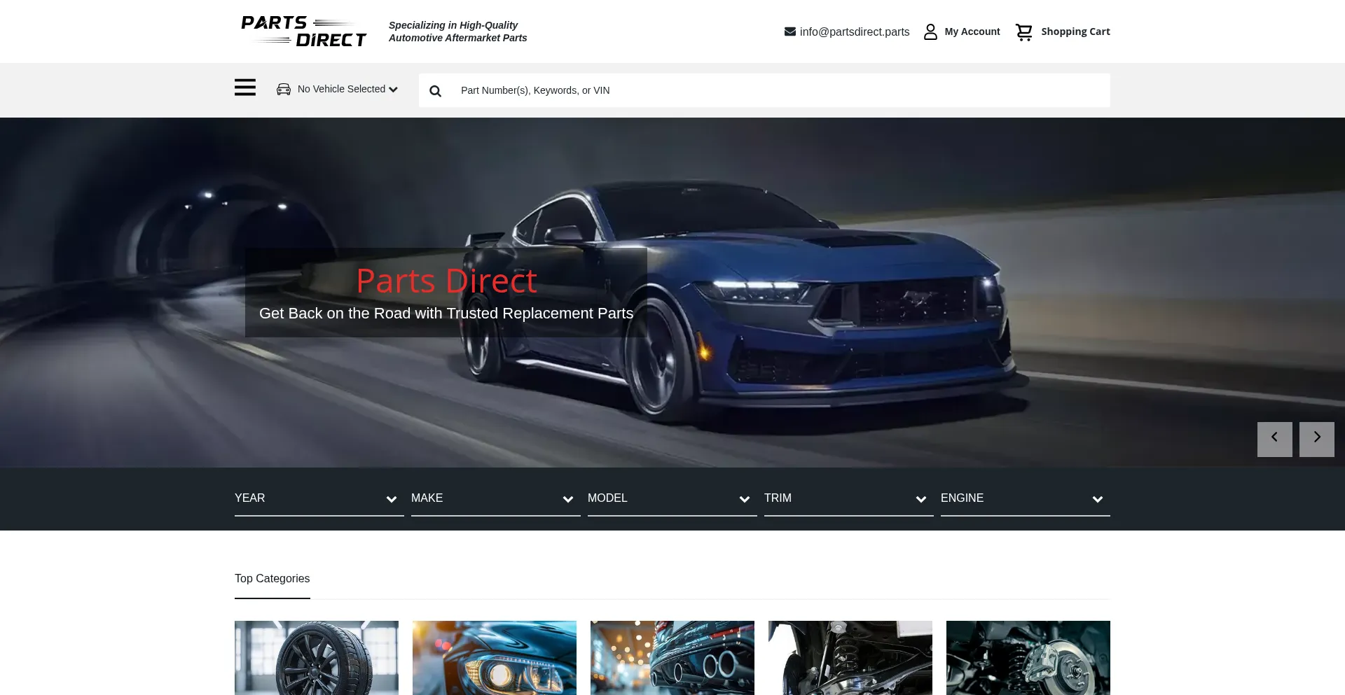 Partsdirect.parts Screenshot