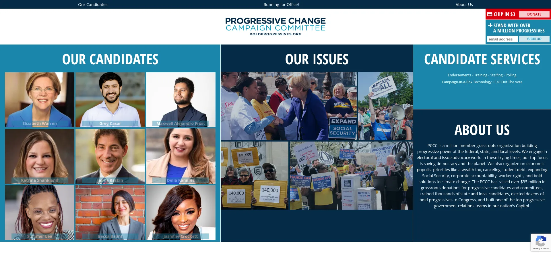 Website screenshot of Pcccom.us