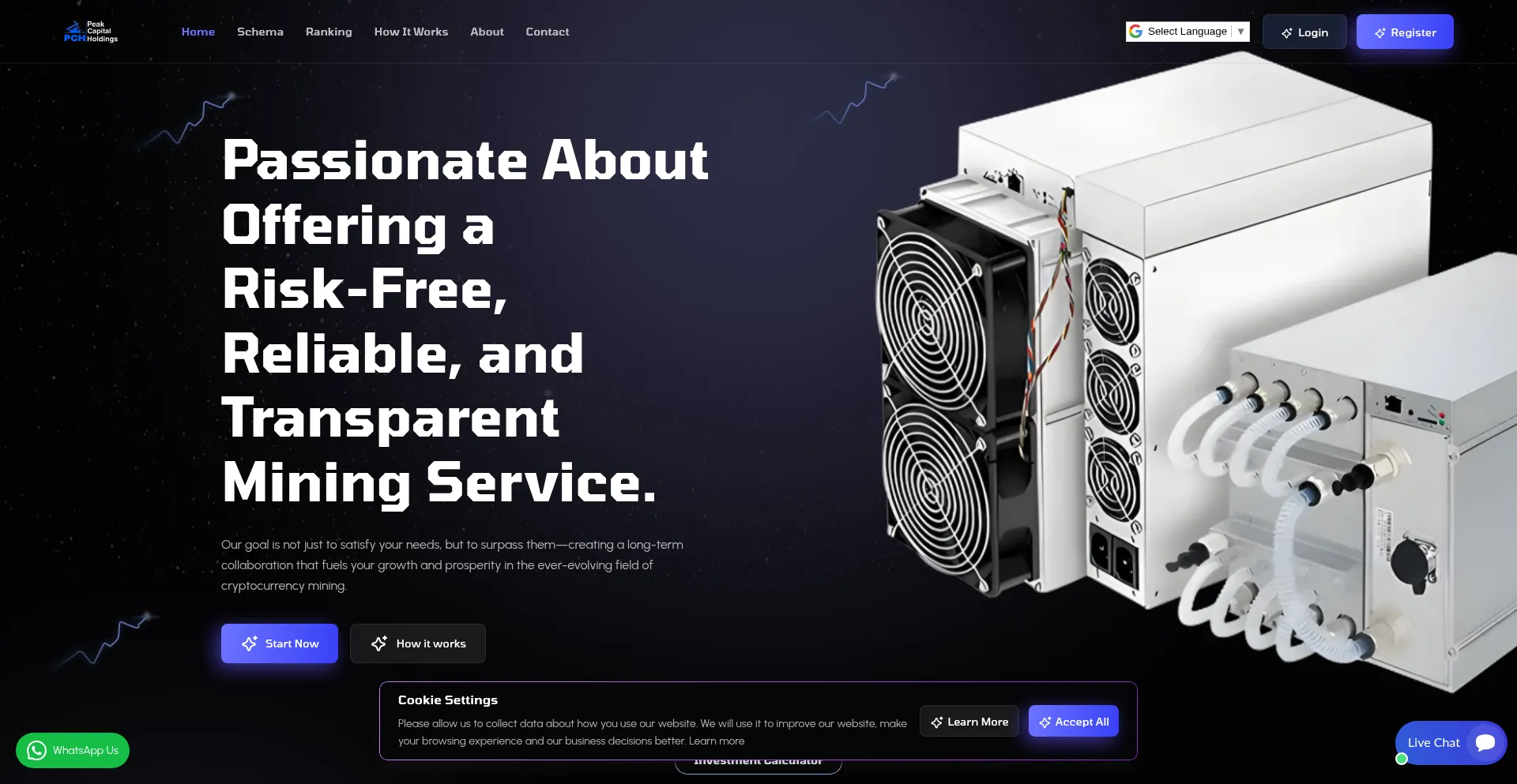 Ist Peakcapitalholdings.com sicher und vertrauenswürdig?