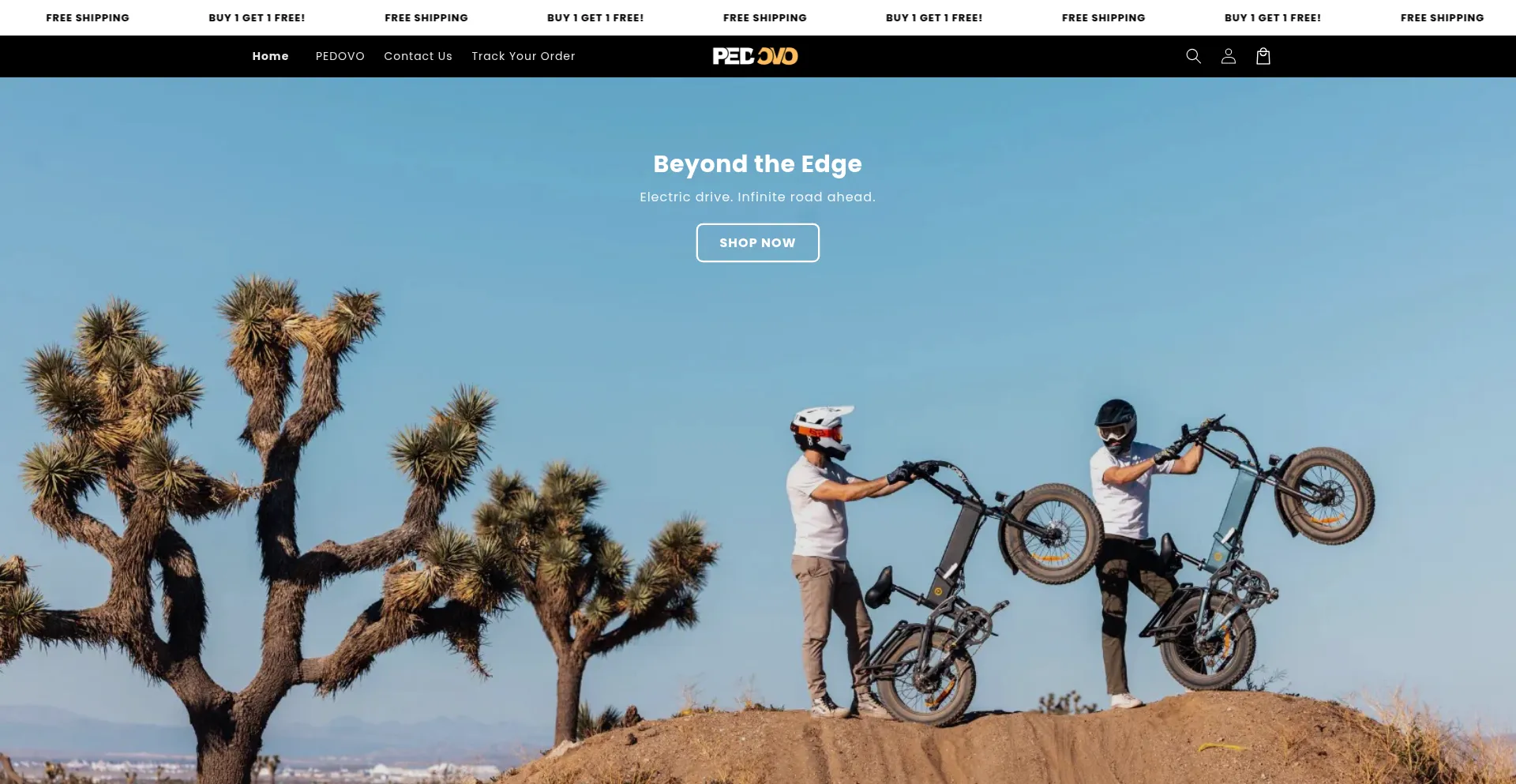Website screenshot of Pedovo.com
