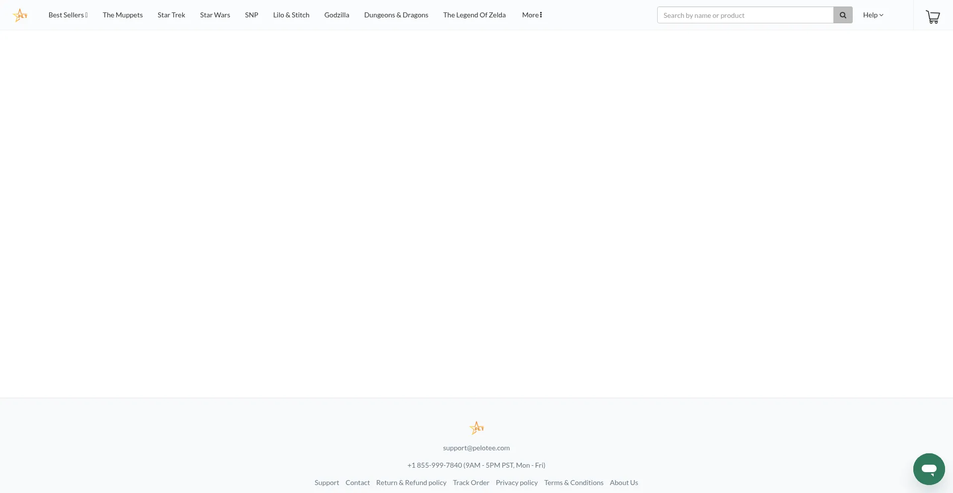 Website screenshot of Pelotee.com