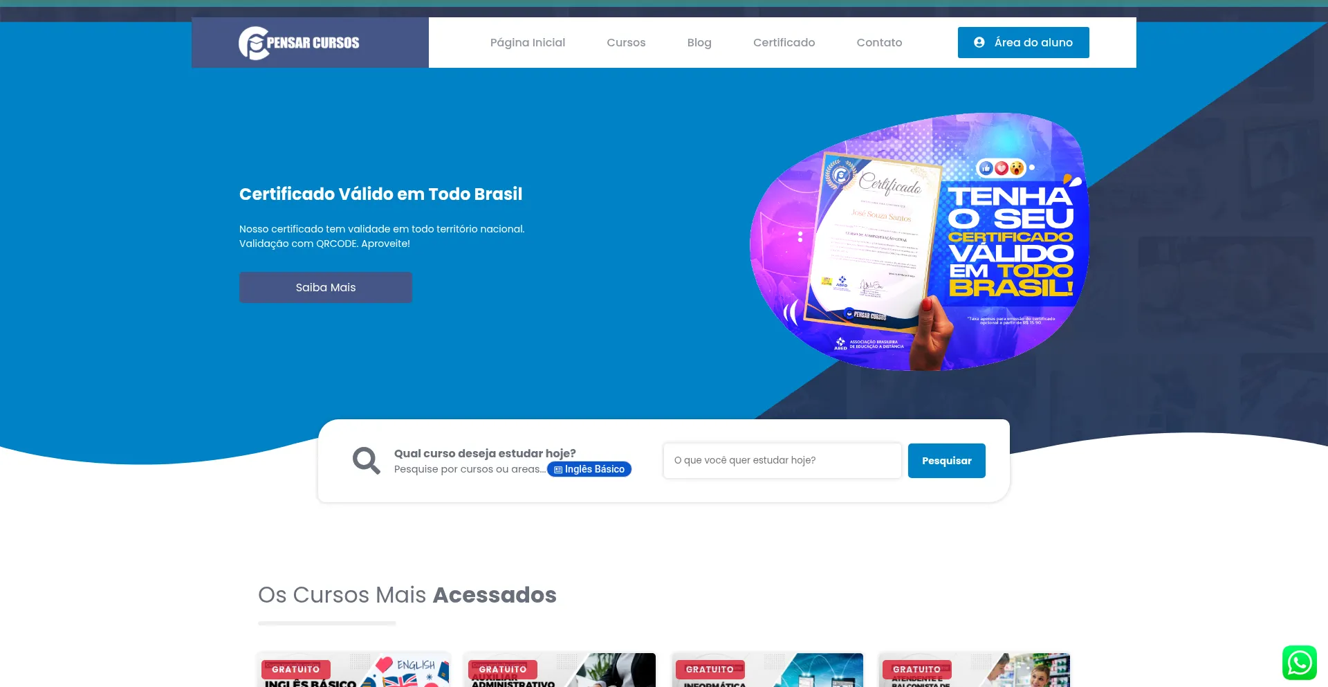 Pensarcursos.com.br