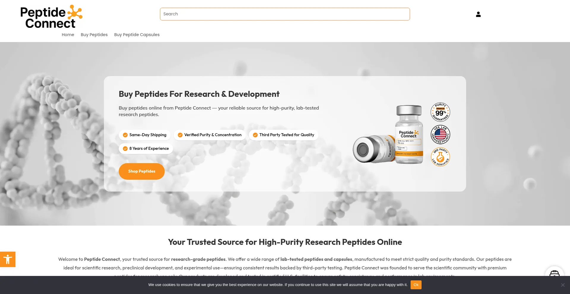 Ist Peptideconnect.com sicher und vertrauenswürdig?
