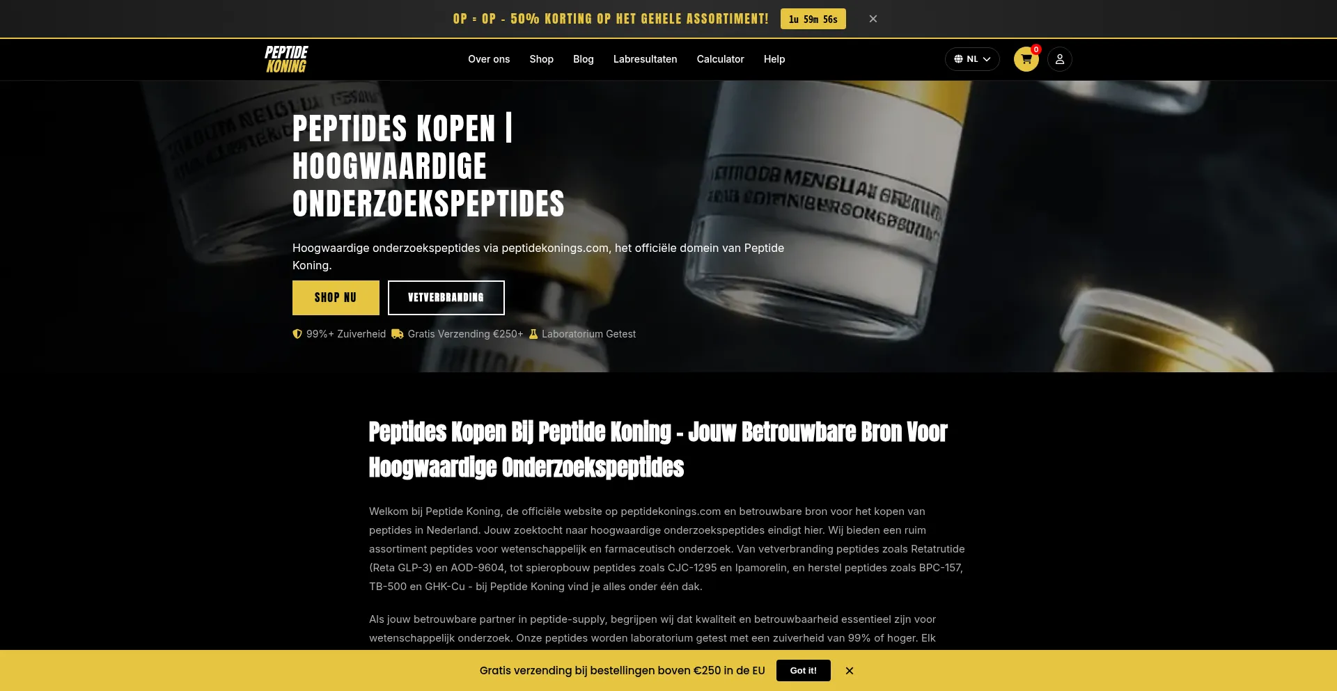 Peptidekonings.com