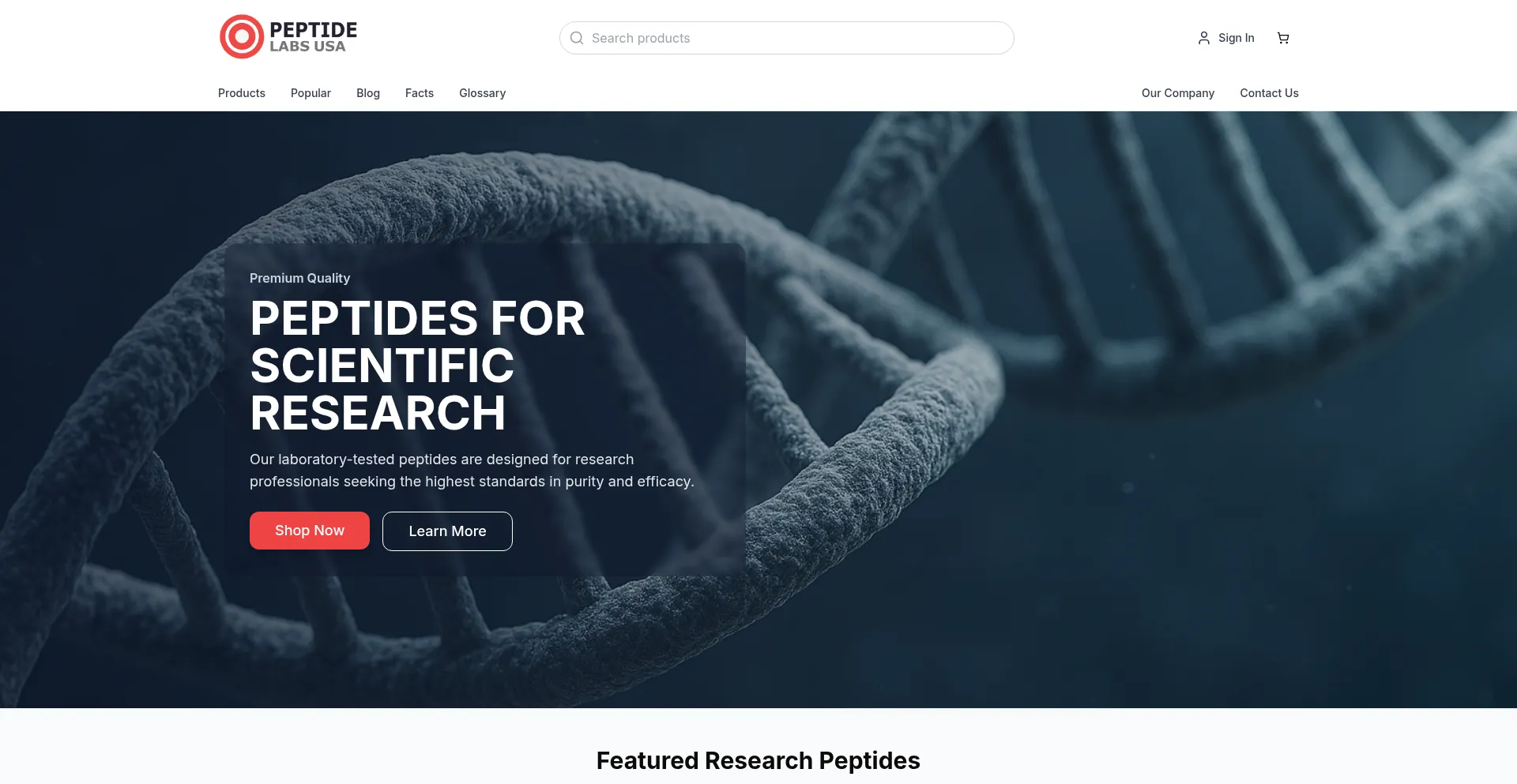 Ist Peptidelabsusa.com sicher und vertrauenswürdig?