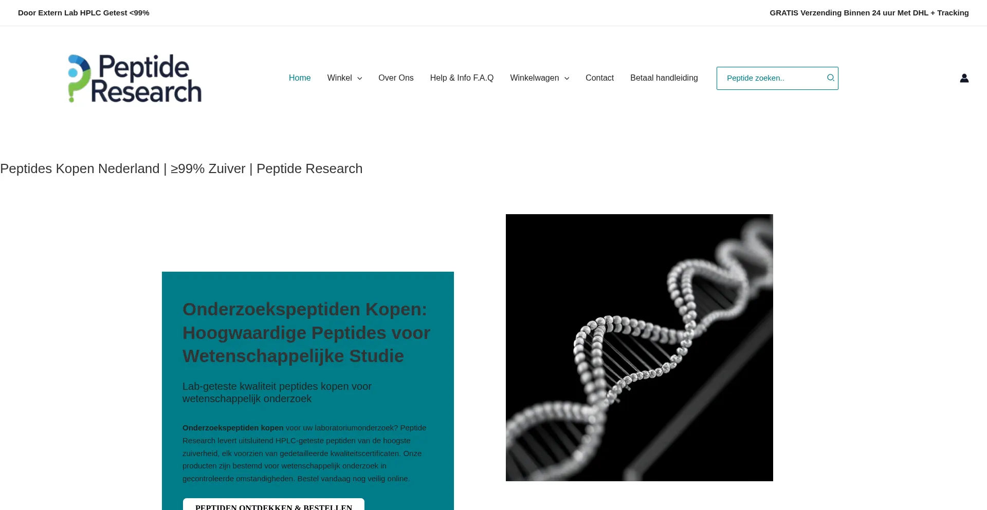 Peptideresearch-nl.com