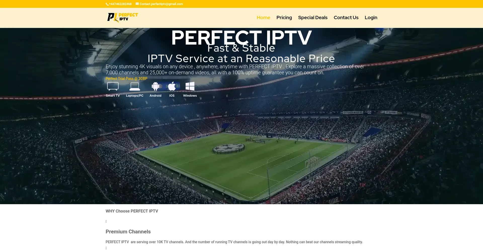 Ist Perfectiptv.store sicher und vertrauenswürdig?
