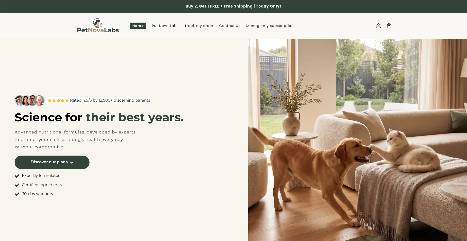 Petnovalabs.com