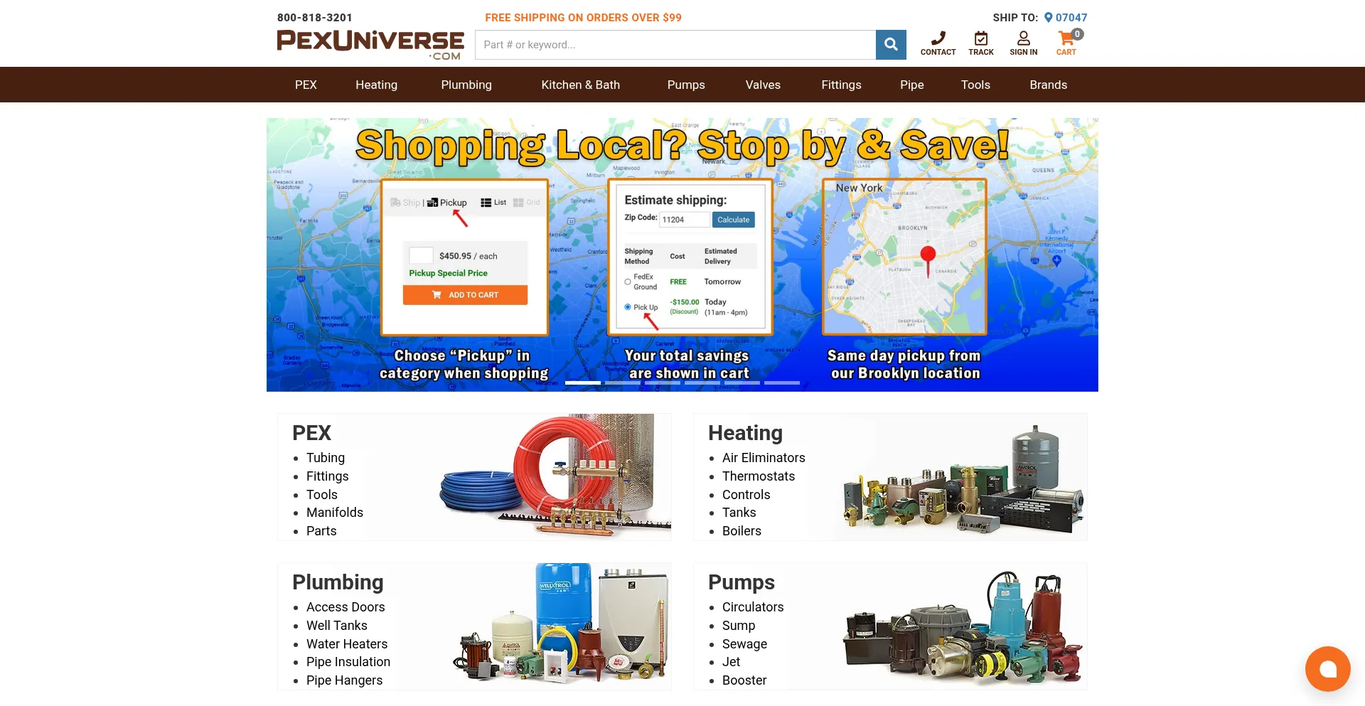 Website screenshot of Pexuniverse.com