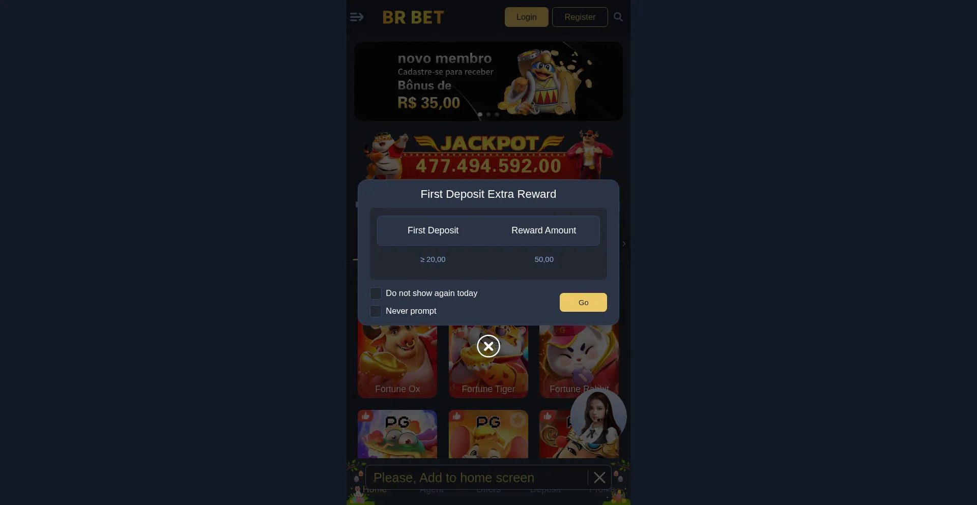Website screenshot of Pg23965.com