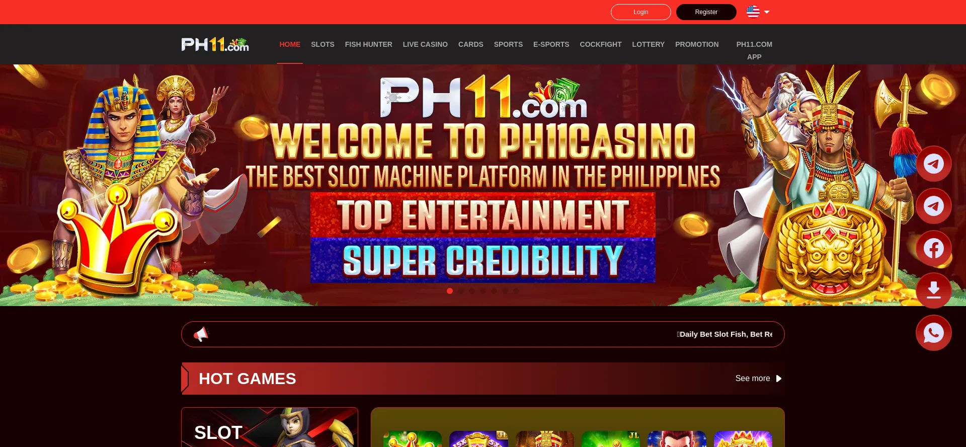 Website screenshot of Ph11.co