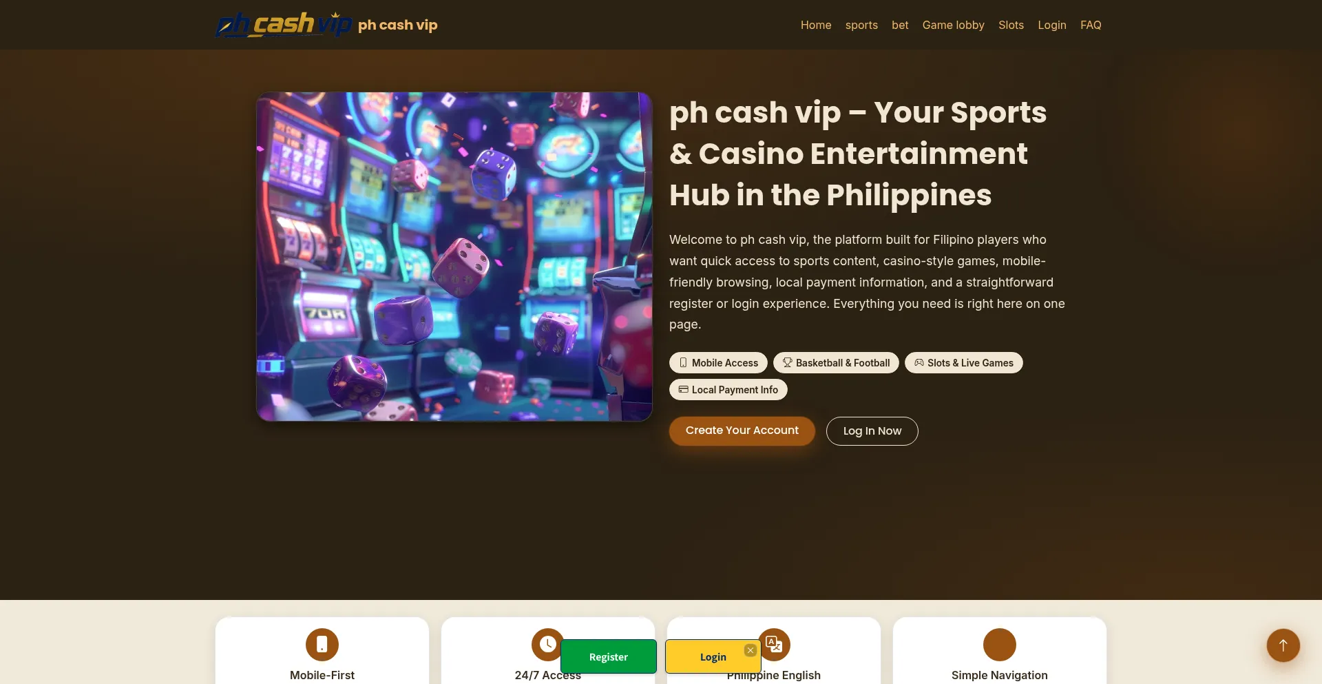 Phcashvip.org
