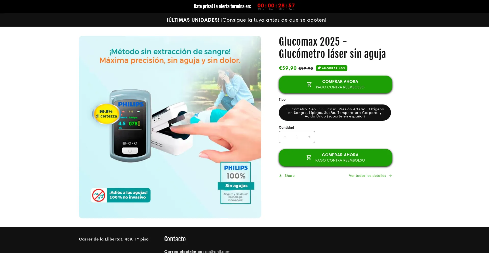 Website screenshot of Phiestienda.store