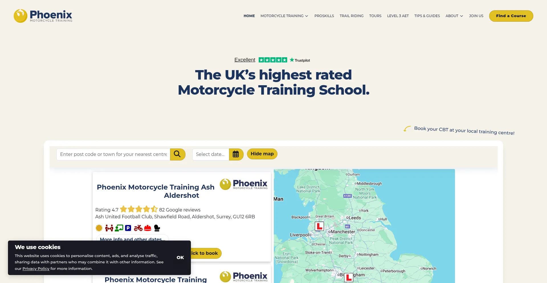 Ist Phoenixmotorcycletraining.co.uk sicher und vertrauenswürdig?