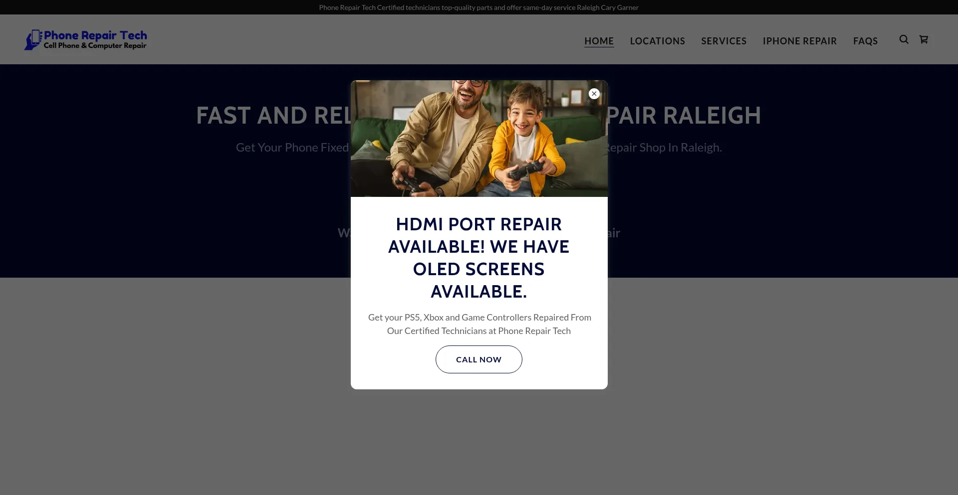 Phonerepairtech.us Screenshot