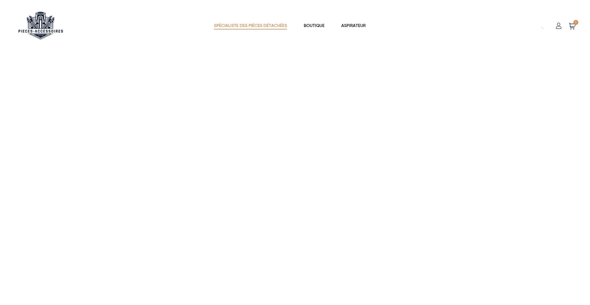 Website screenshot of Pieces-accessoires.com