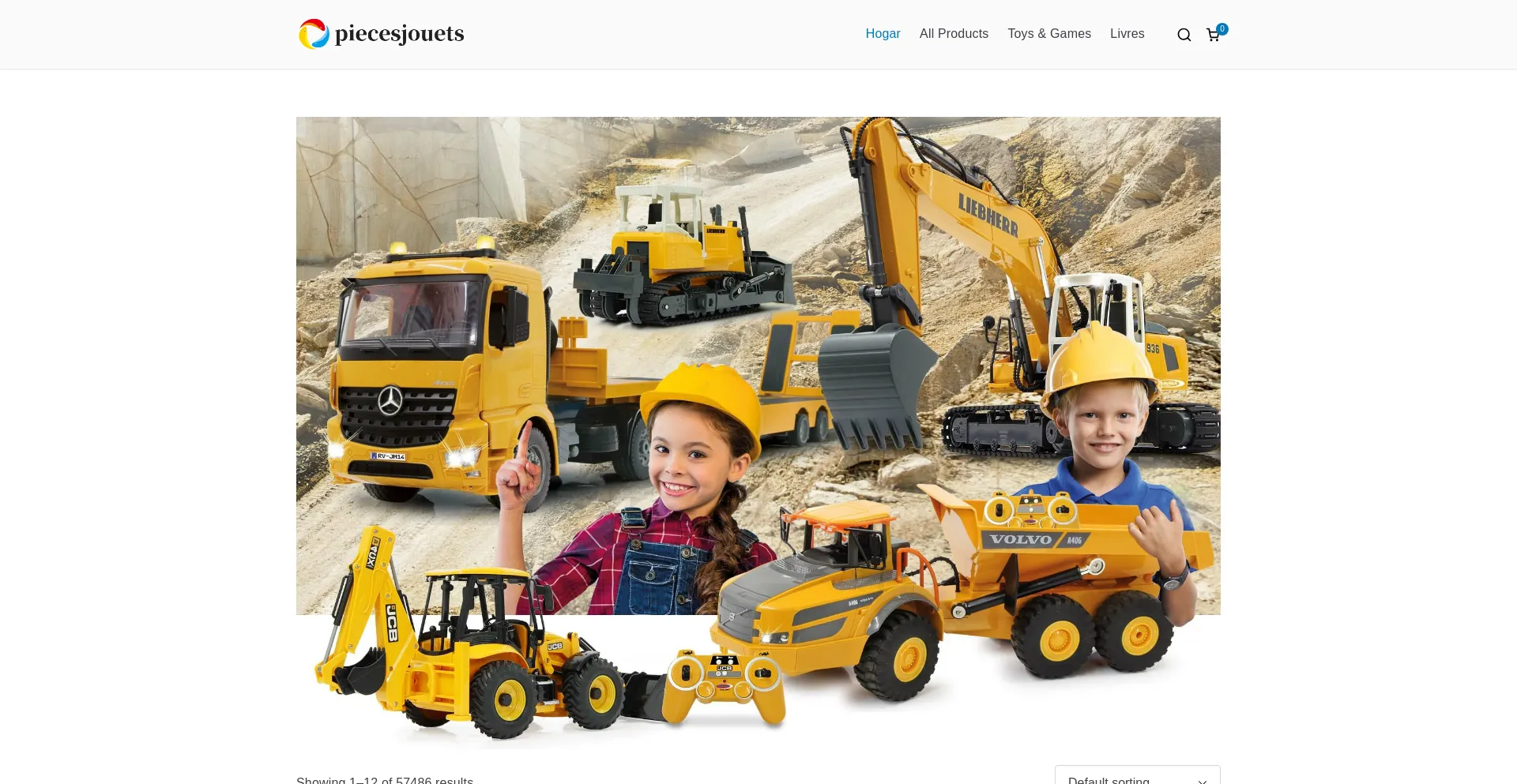 Website screenshot of Piecesjouets.com