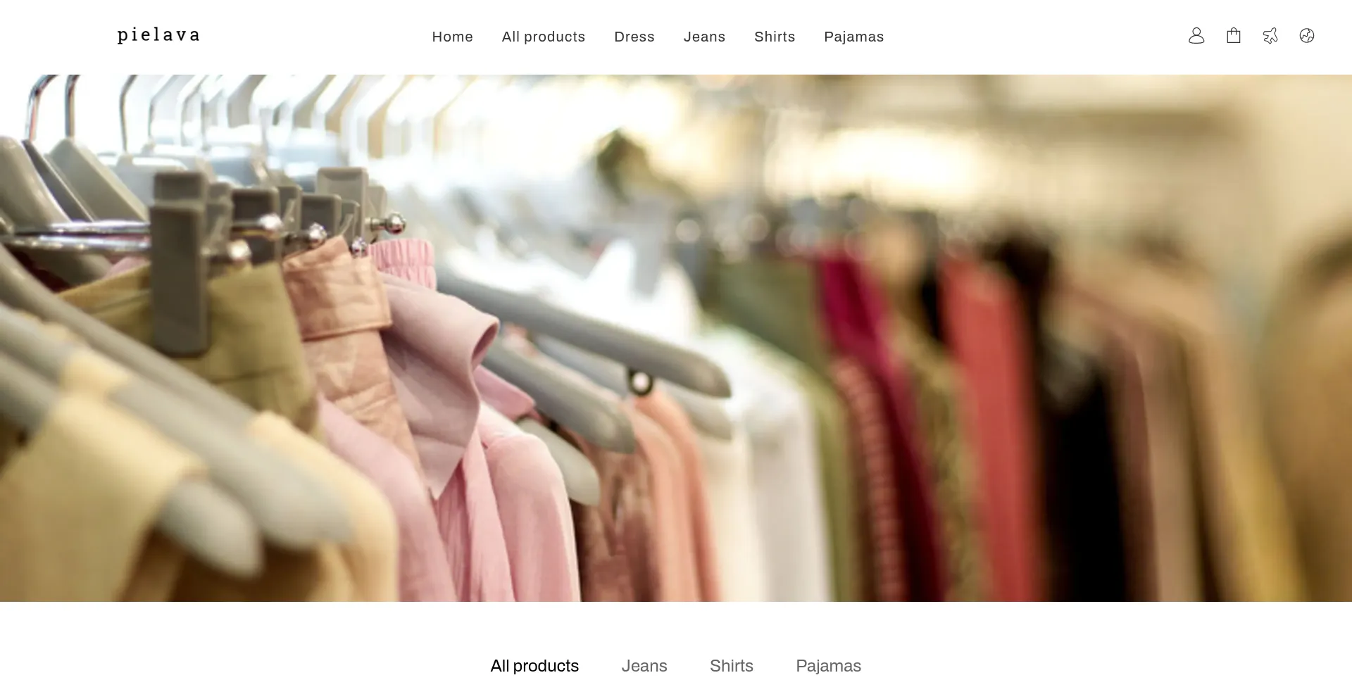 Website screenshot of Pielava.com