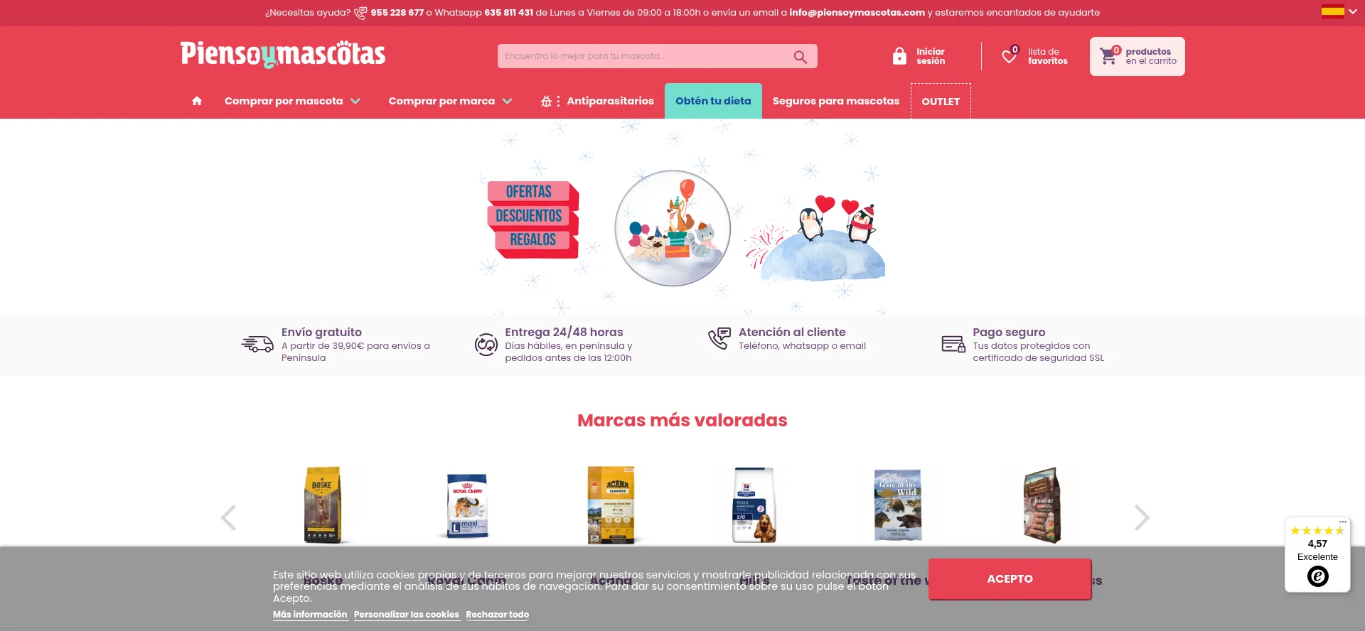 Ist Piensoymascotas.com sicher und vertrauenswürdig?