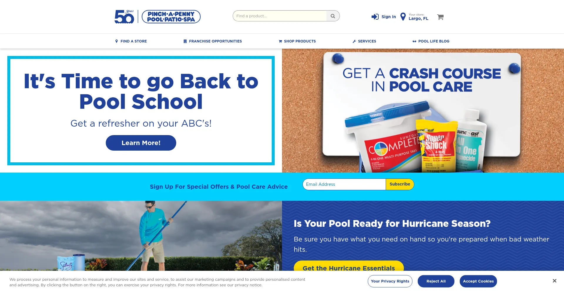Website screenshot of Pinchapenny.com