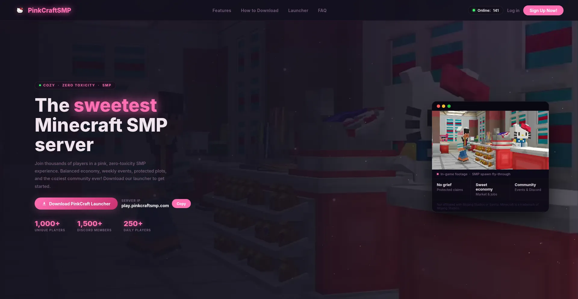Pinkcraftsmp.com