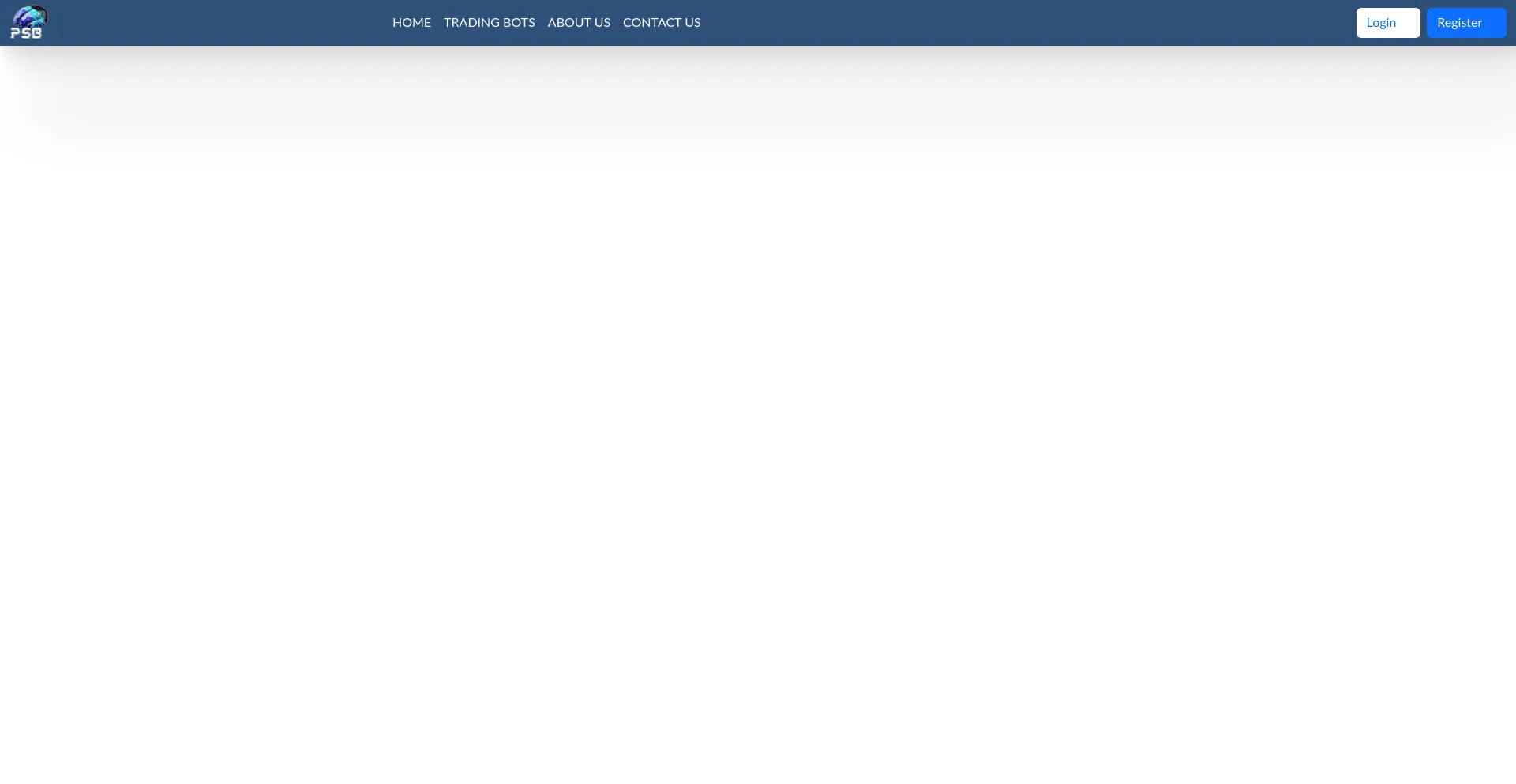 Website screenshot of Pipsignalbot.com
