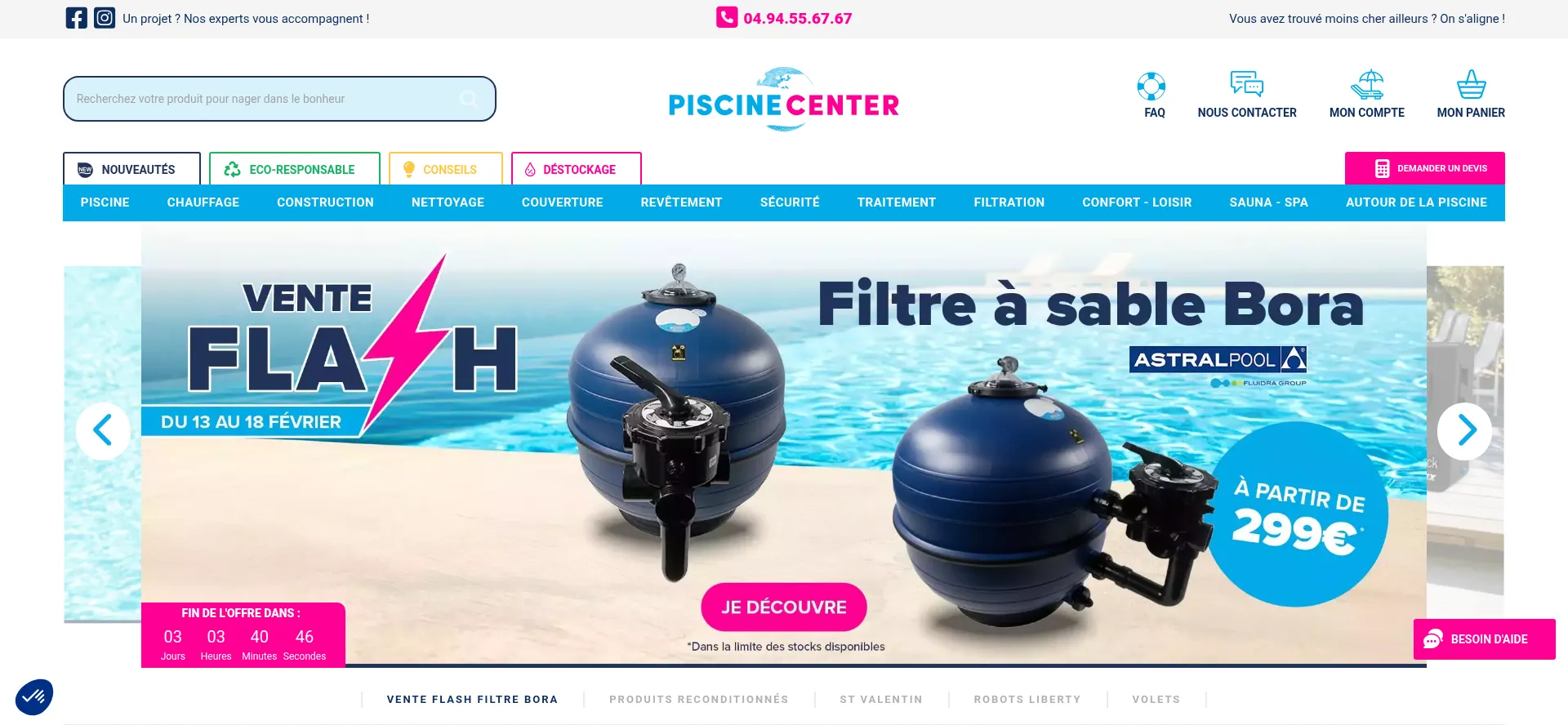 Ist Piscine-center.net sicher und vertrauenswürdig?