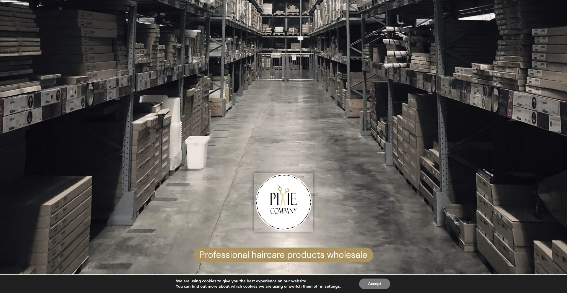 Website screenshot of Pixiecompany.com