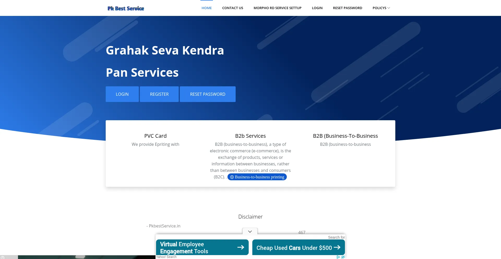 Ist Pkbestservice.in sicher und vertrauenswürdig?