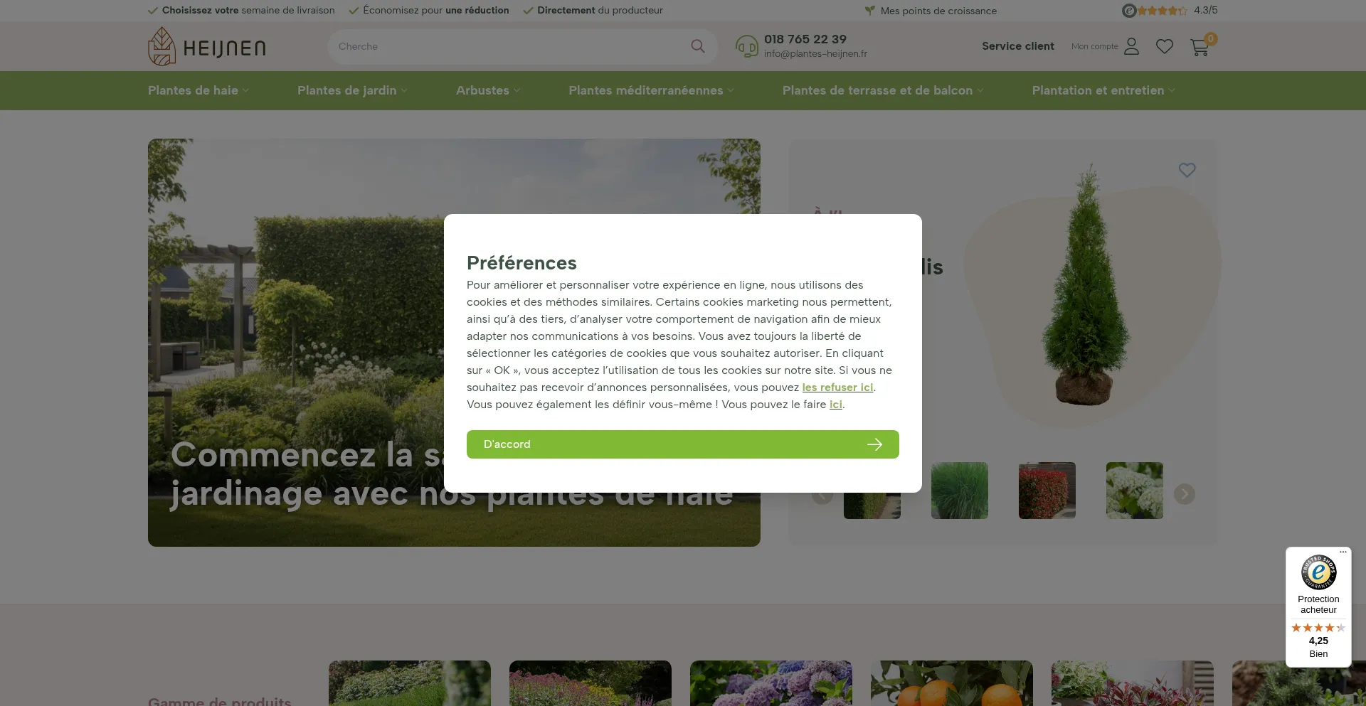 Plantesdehaies-heijnen.fr