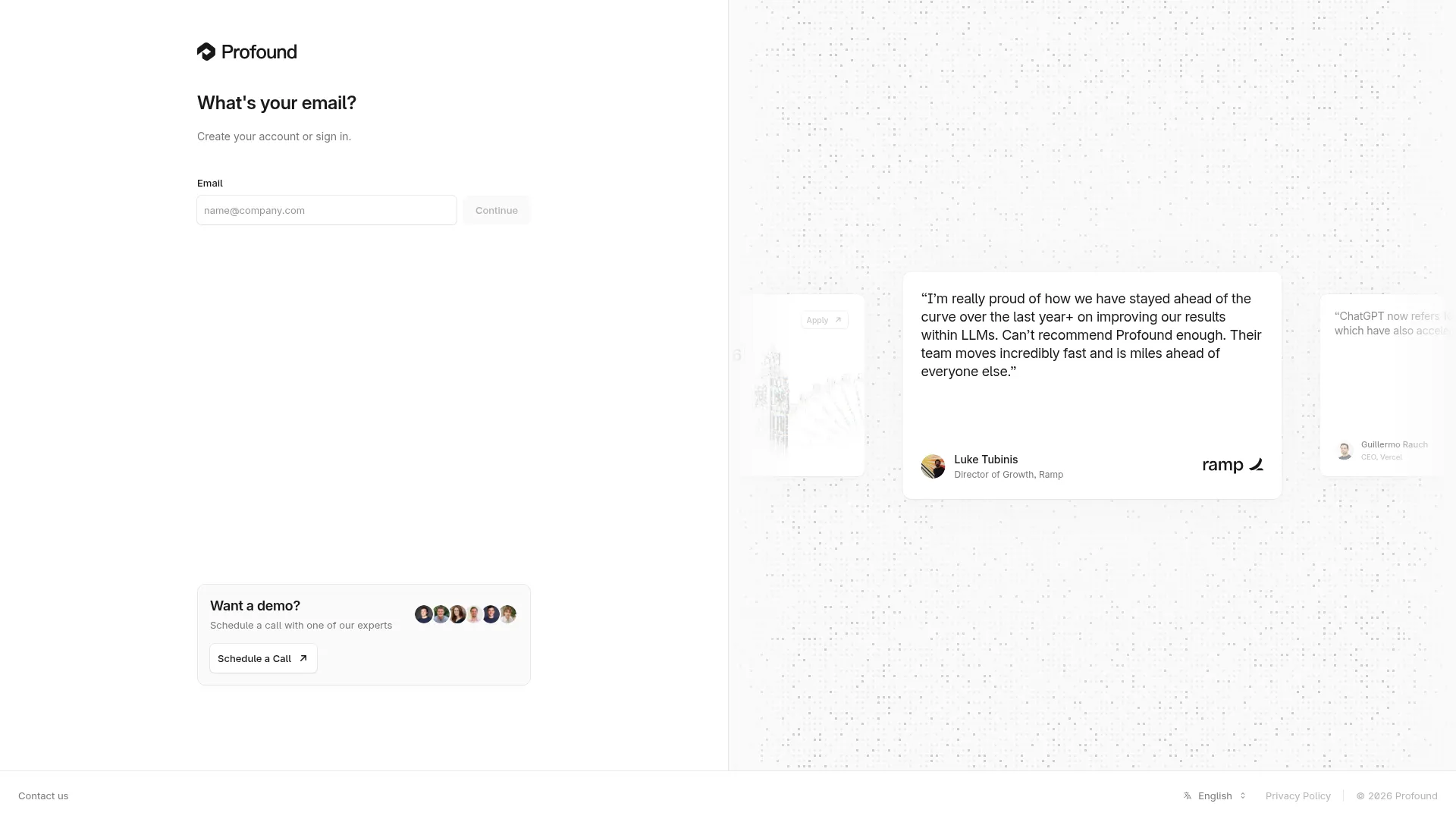 Platform.tryprofound.com