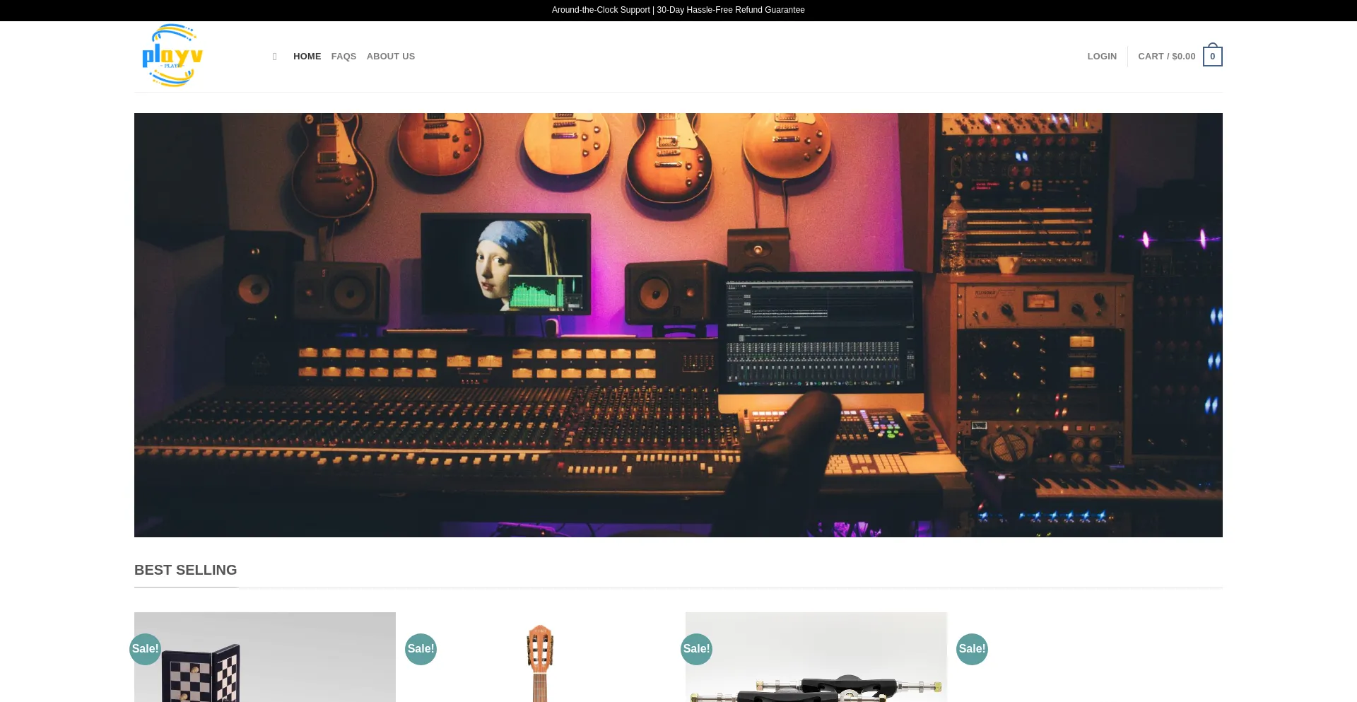 Website screenshot of Playvigor.com