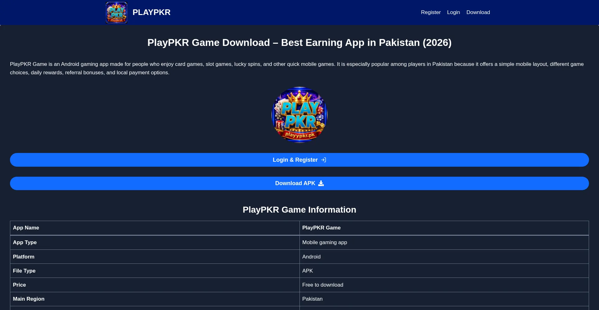 Playypkr.pk