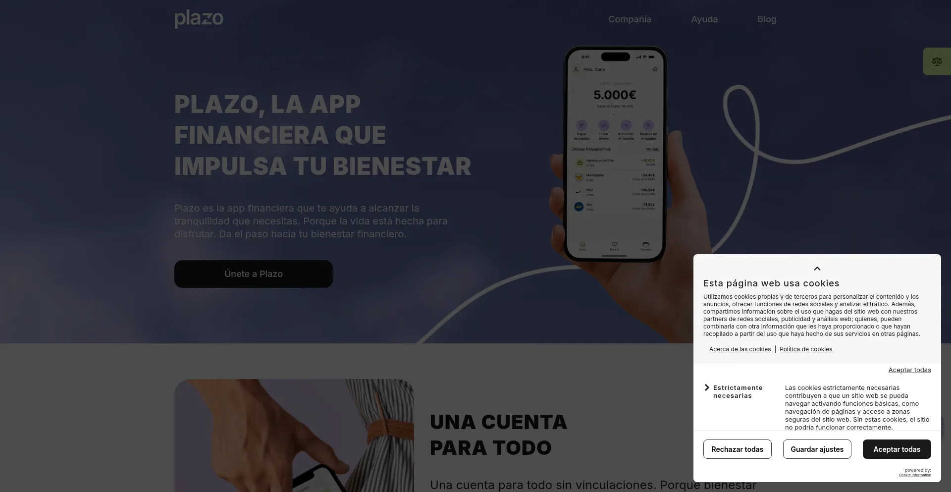 Plazo.es Screenshot