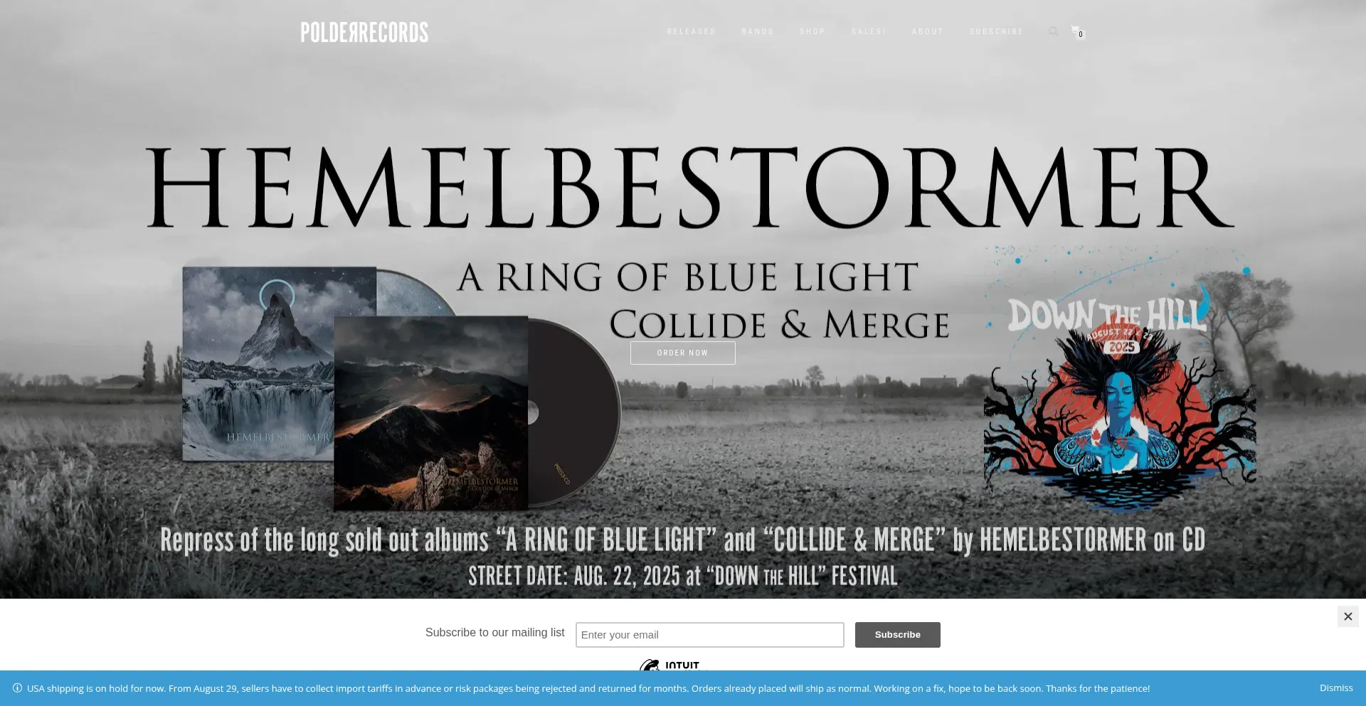 Polderrecords.be Screenshot